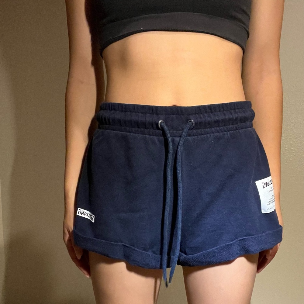 Spalding navy shorts